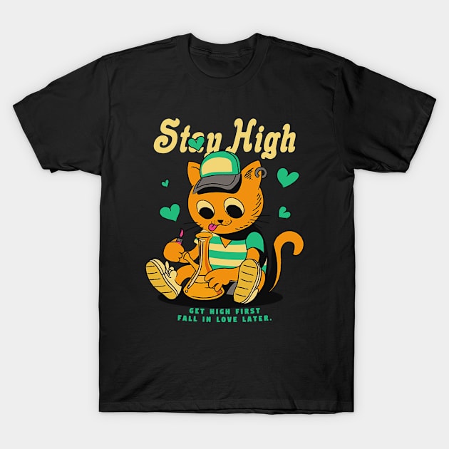 Marijuana Catto T-Shirt by A -not so store- Store